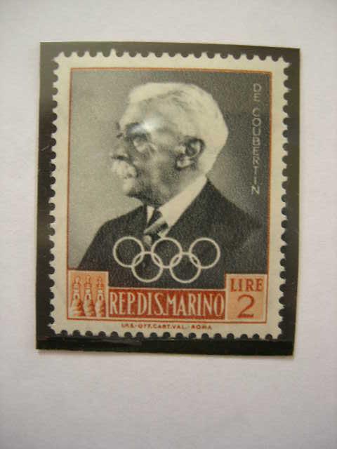 Сан-Марино 1960 персоналии/спорт: П. де Кубертен   (н.с.)  MNH