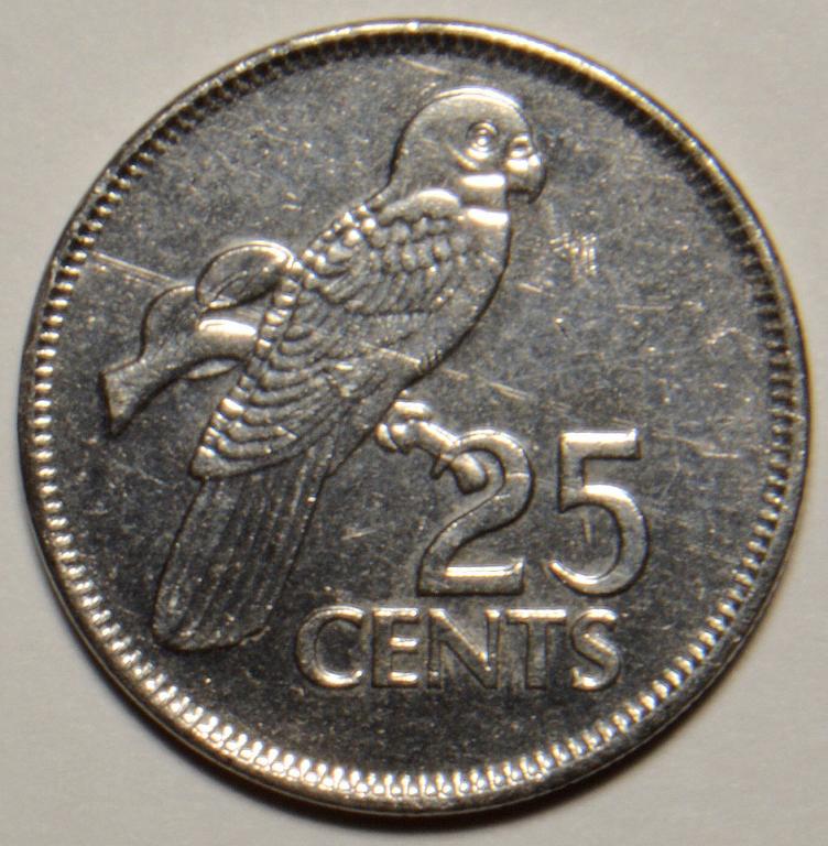 Сейшельские острова Сейшелы 25 центов 2012 (С18)