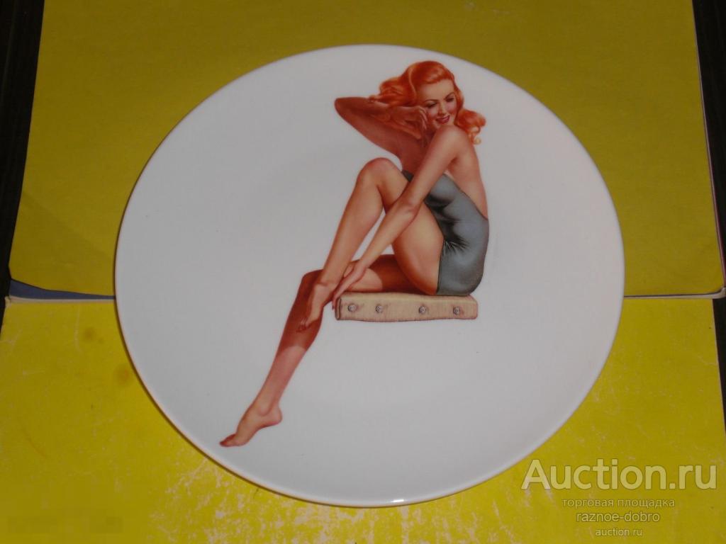 ТАРЕЛКА В СТИЛЕ ПИН-АП. НЮ. ЭРОТИКА. PIN-UP. ПИНАП — покупайте на  Auction.ru по выгодной цене. Лот из - Другие страны -,  Родионово-Несветайская . Продавец raznoe-dobro. Лот 211945154182595