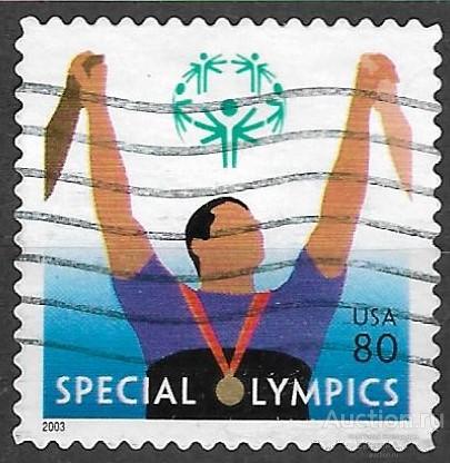 США. 2003. Специальные Олимпийские игры. Гашение.