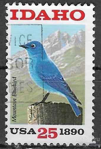США. 1990. Государственность штата Айдахо. Гашение.