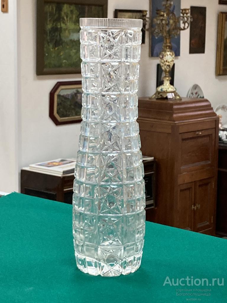 Ваза под цветы. Хрусталь. СССР.