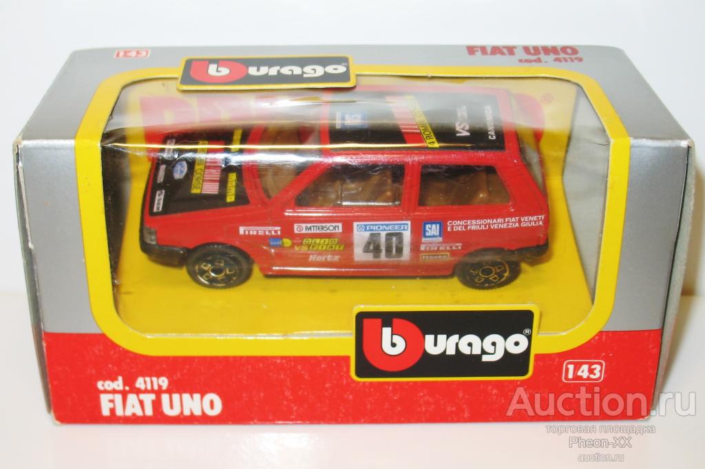 1/43 FIAT Uno Rally №40 (Bburago)