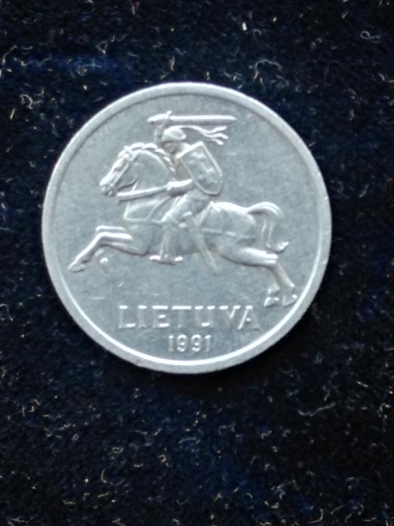 1 цент Литва 1991г.