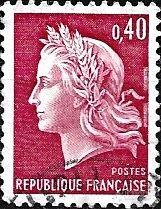 Франция 1969 MiNr 1650 I x (0.3 €) Стандарт. Марианна. U