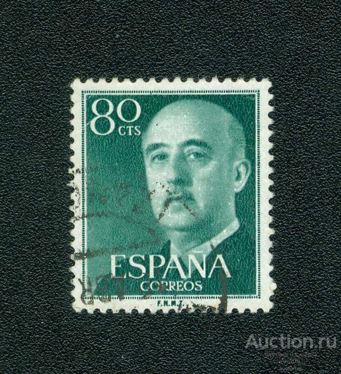 1955 г. Испания - Франко, генерал (s4235)