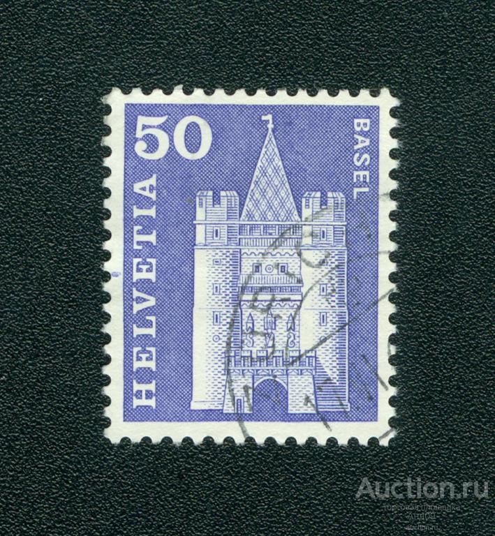 1960 г. Швейцария - Ворота Спален, Базель (s4286)