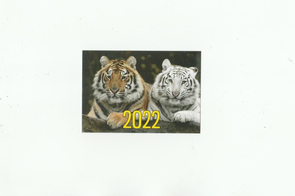 Календарь карманный 2022 год. (10 см Х 7 см.)