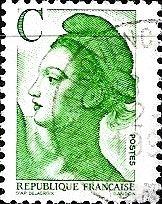 Франция 1990 MiNr 2752 C (0.5 €) Стандарт. Свобода (Делакруа). U