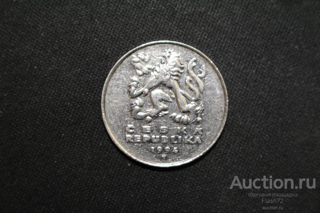 Монета 5 крон 1994 год Чехия