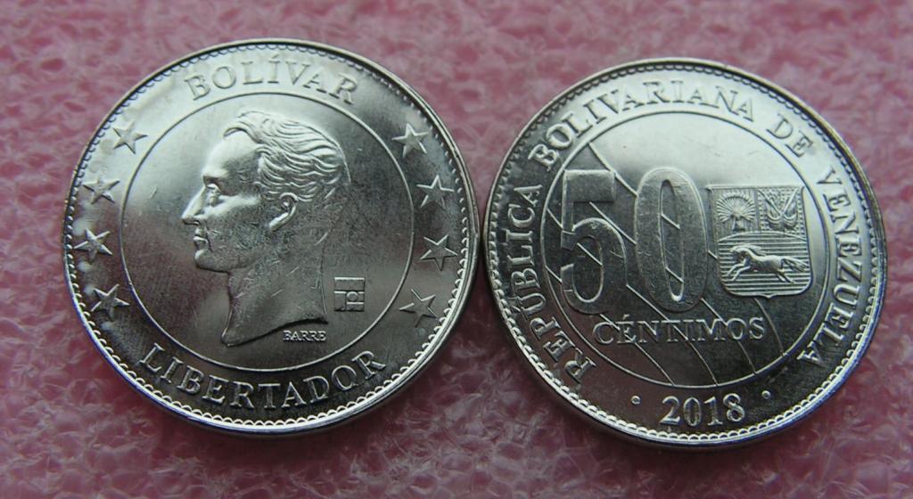 Венесуэла 50 сентимо 2018 unc
