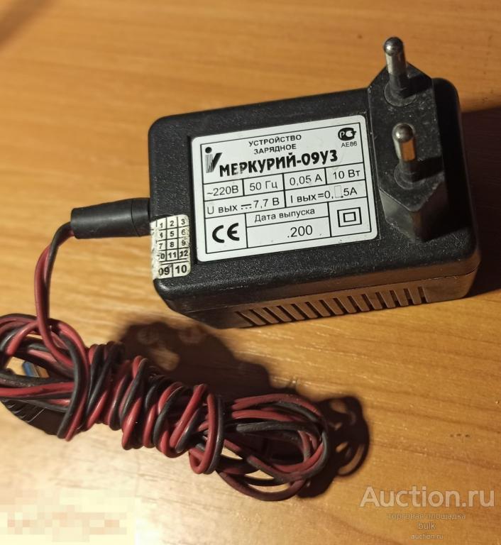 Блок питания адаптер сетевой 7.7V 0.5А  09У3 