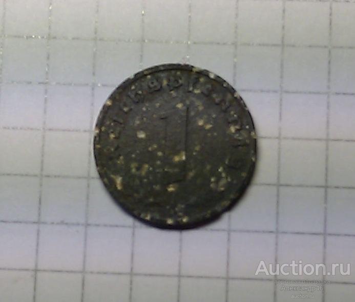 Германия, 1 pfennig 1944, A.