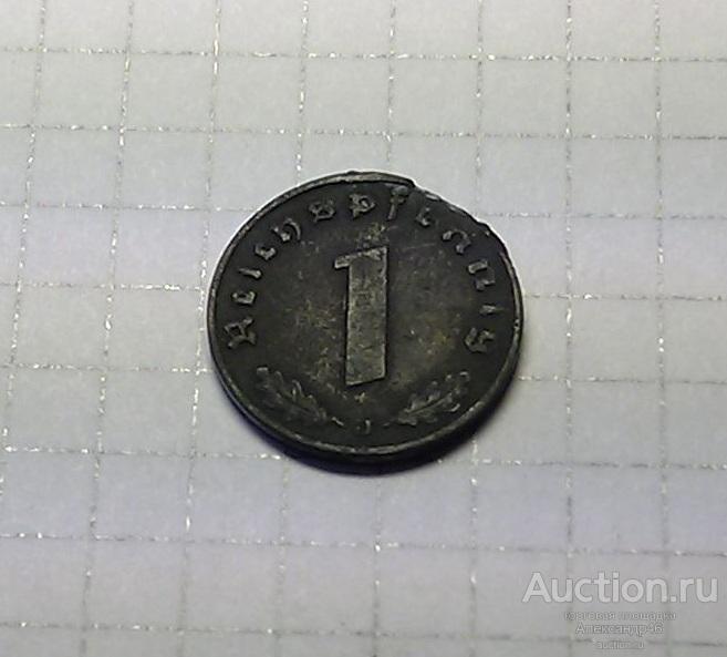 Германия, 1 pfennig 1942, J.