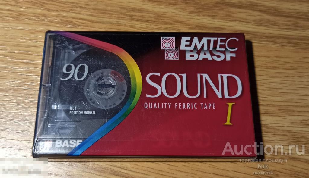 BASF / EMTEC SOUND I / 90 / Запечатанная . MADE IN EU 