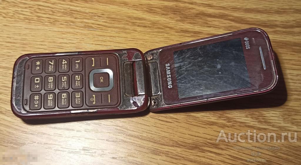 Телефон   Samsung GT-C3592   на восстановление или запчасти . 