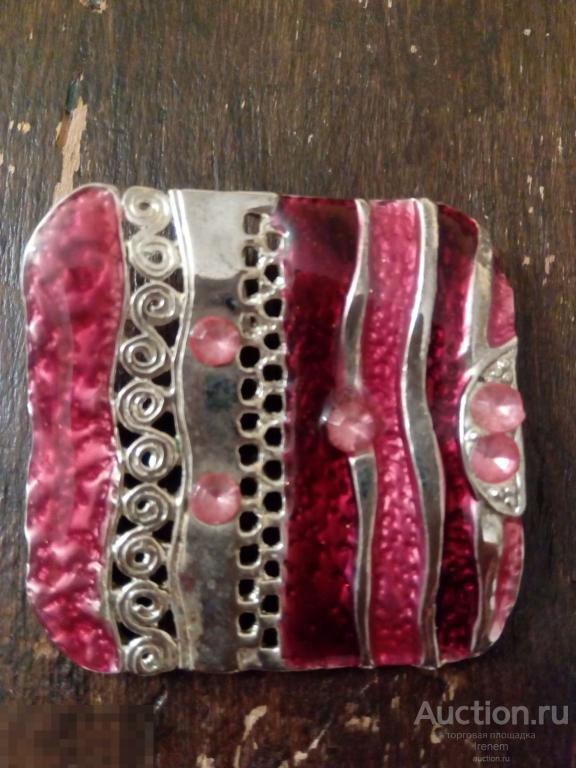 Бижутерия из Европы. Кулон экстравагантный массивный. Времен СССР 