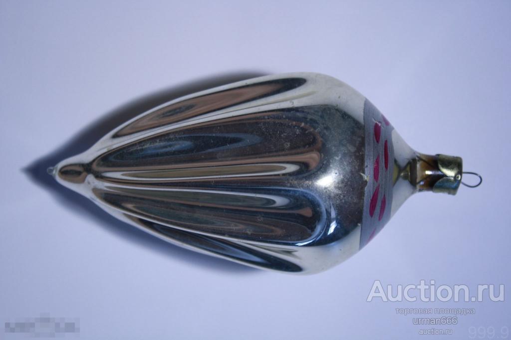 ЁЛОЧНАЯ ИГРУШКА / НОВОГОДНЯЯ ПОДВЕСКА / ПОДВЕСНОЙ ПАРАШЮТ № 1 / РУЧНАЯ РОСПИСЬ СССР 