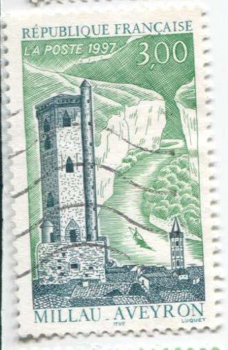 1997 франция. туризм. башня.гаш