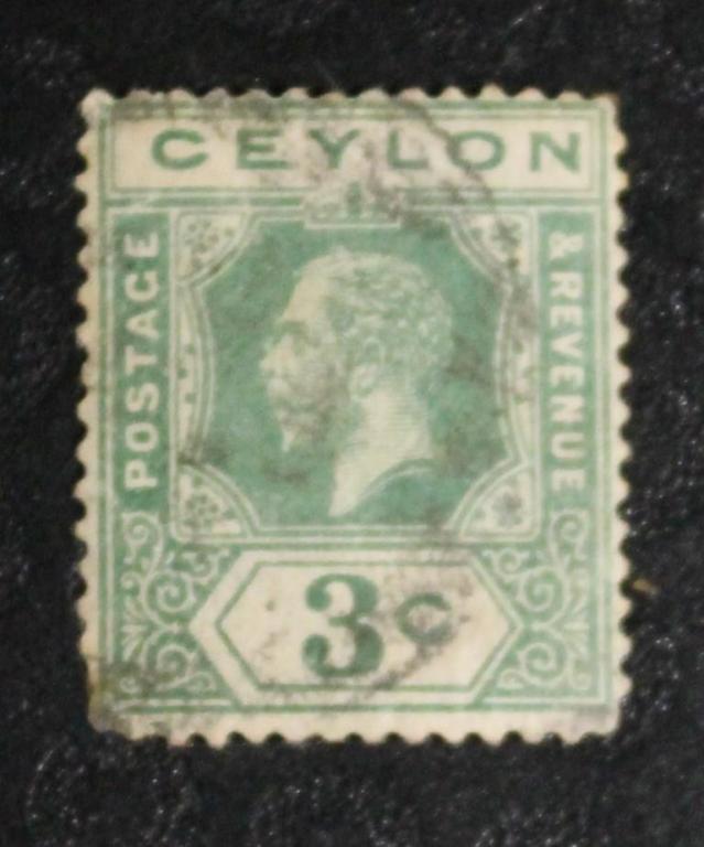 Цейлон 1912 Георг V Sc# 202А Used