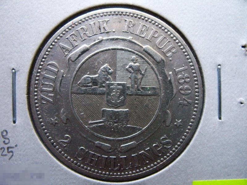 2 шиллинга 1894 ЮАР R