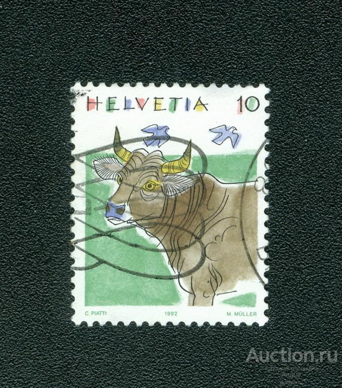 1992 г. Швейцария – Животные (s4383)
