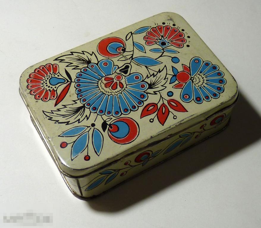 Банка коробка СССР жесть 