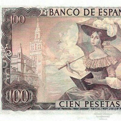 100 песет 1965 Испания, копия арт. 19-10815