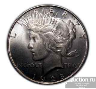 Доллар 1928 Peace one Dollar LIBERTY копия монеты Америки арт. 17-1876