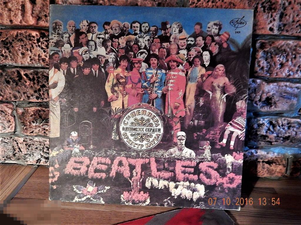 / БИТЛЗ 'SGT. PEPPER'S LONELY HEARTS-2 LP VG++VG++ Антроп