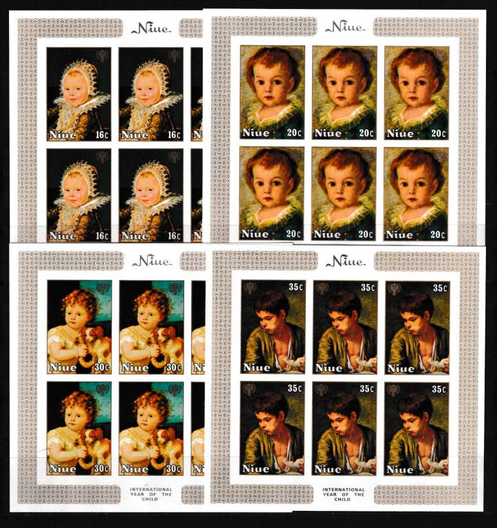 Ниуэ 1979 Живопись, Гойя, Тициан, Мурильо, кляйнбогены б/з