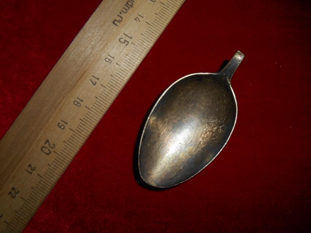 Ложка Чайная Обломок Серебро Вес: 13,47 гр. (84 Проба Царская Россия) Состояние