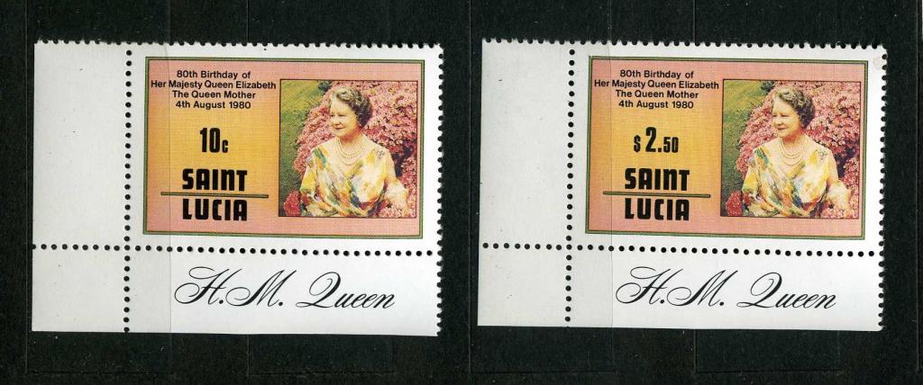 Сент-Люсия. 80 лет королевы Елизаветы. Виндзоры. Серия. 1980**