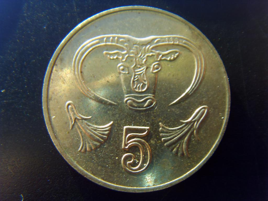Кипр 5 центов 2001 года