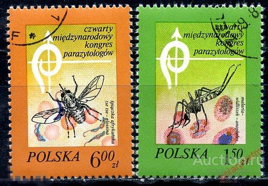 М140 ПОЛЬША 1978 2567-2568 Международный конгресс для паразитологов 