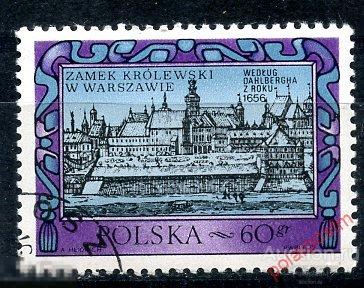 М140 ПОЛЬША 1972 2202 Восстановление Королевского замка в Варшаве 