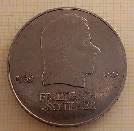 20 марок 1972 год.Шиллер.