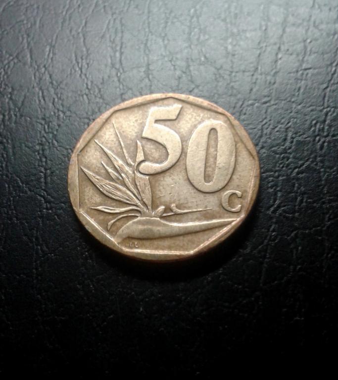50 центов, 2008 г. ЮАР, Африка ( 1В30 )