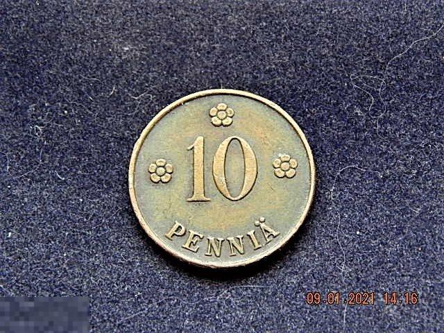Финляндия 10 пенни 1921 г.