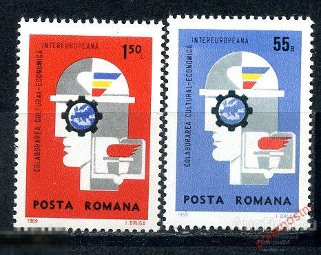 РУМЫНИЯ 1969 2764-2765 INTEREUROPA 