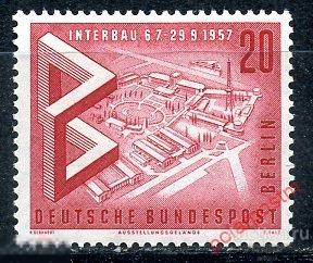 ГЕРМАНИЯ (БЕРЛИН) 1957 161 Международная строительная выставка 