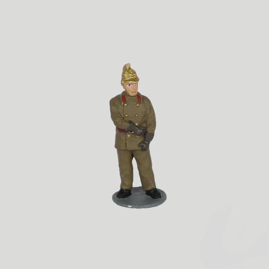 u03 - Старинный пожарный - фигурка в масштабе 1/43