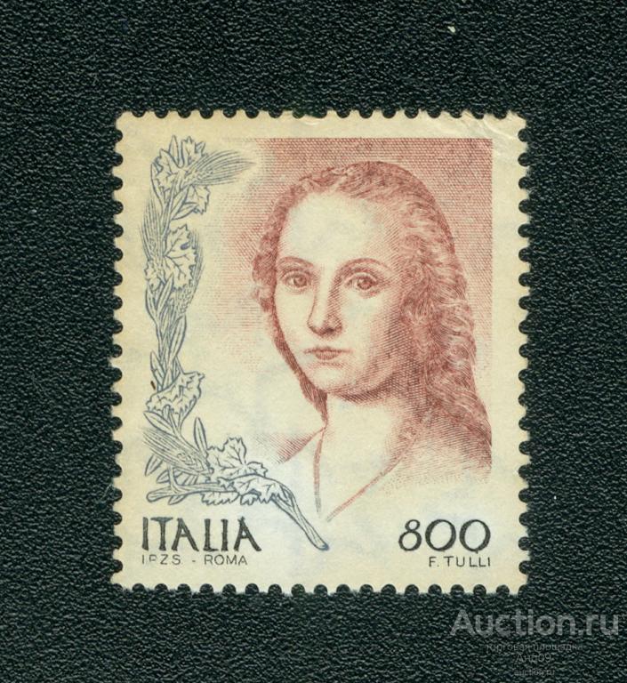 1998 г. Италия - Женщины в искусстве (s4514)