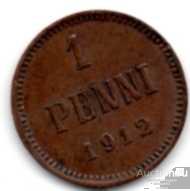 Российская Финляндия 1 пенни  1912 г.  21_8_23