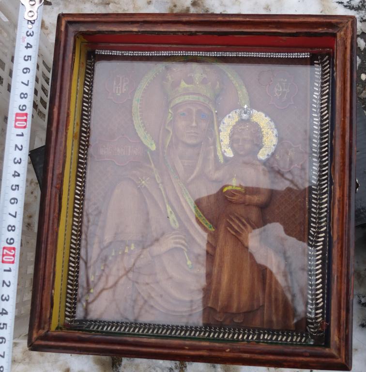 икона Державная, резьба по дереву