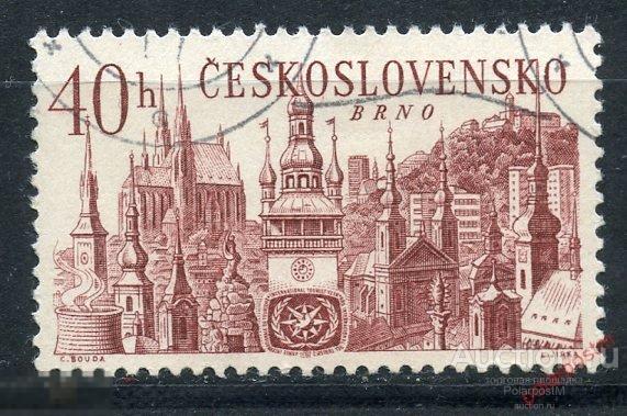 Y85 ЧЕХОСЛОВАКИЯ (ЧССР) 1967 1678 Международный туристический год. Архитектура. Брно 