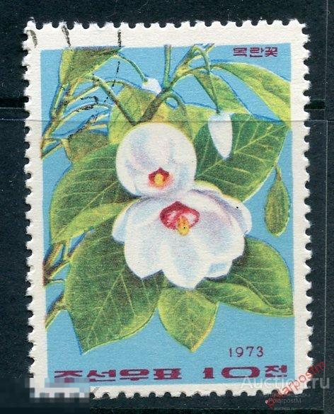 Y85 КНДР (СЕВЕРНАЯ КОРЕЯ) 1973 1200 ФЛОРА. ЦВЕТЫ 