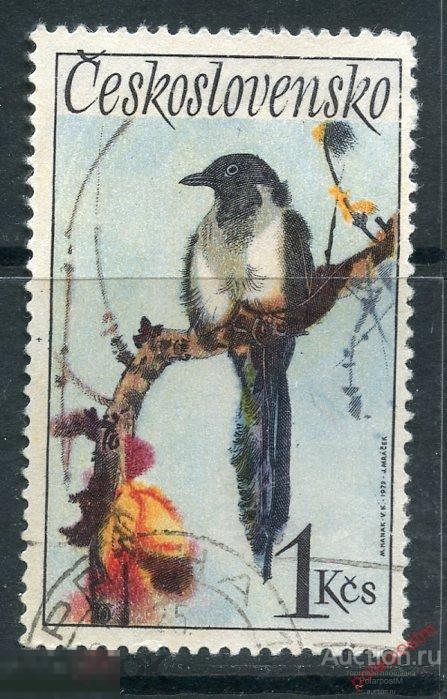 Y85 ЧЕХОСЛОВАКИЯ (ЧССР) 1972 2112 певчие птицы. Фауна 