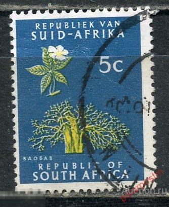 Y85 ЮАР 1963 320 СТАНДАРТНЫЙ ВЫПУСК. ФЛОРА. ЦВЕТЫ. Adansonia digitata 