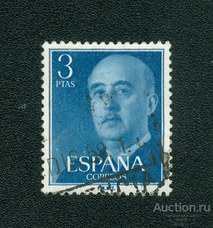 1955 г. Испания - Франко, генерал (s4547)